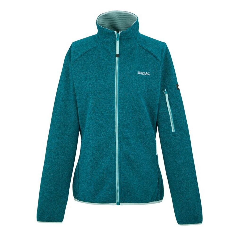 Regatta Womens/Ladies Ravenhill Full Zip Fleece Top / Exotic Plume/Icy Morn